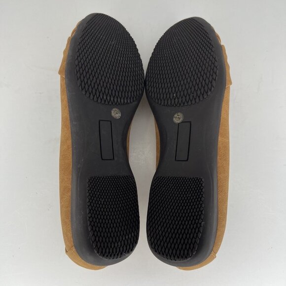 St Johns Bay Brown Women's Size 6.5 Faux Leather Halifax Ballet Slip-On Flats - Picture 8 of 9